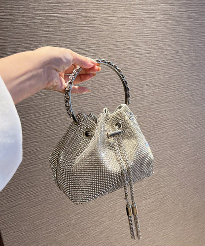 Diamond Bag Water Glitter Handmade New Pouch Metal Studded