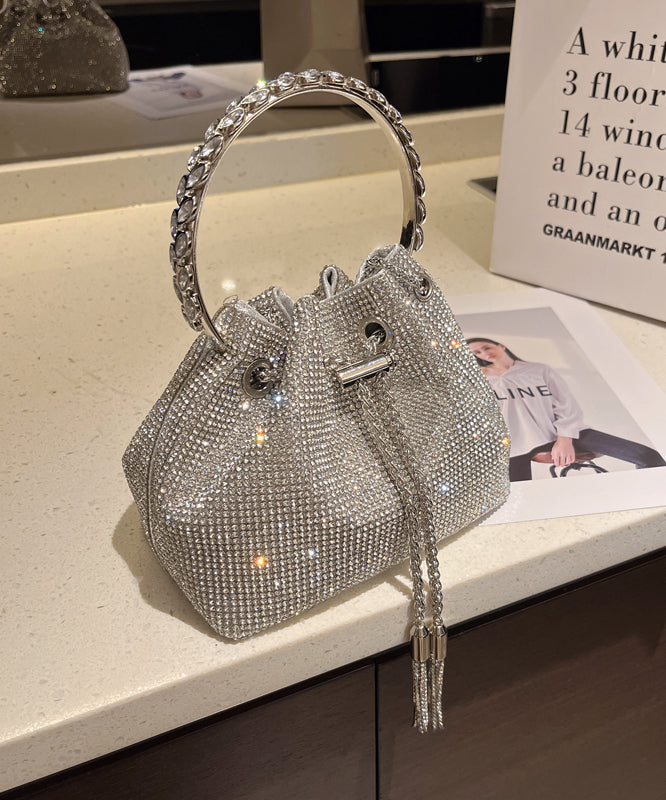 Diamond Bag Water Glitter Handmade New Pouch Metal Studded