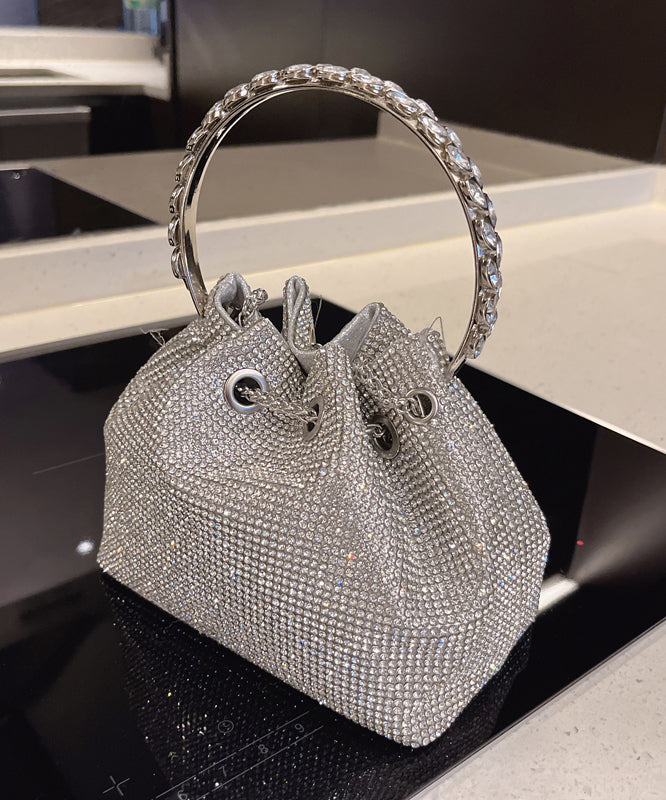 Diamond Bag Water Glitter Handmade New Pouch Metal Studded