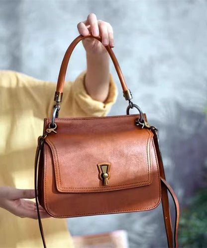 Bag Faux Brown Retro Solid Micro Leather New Durable