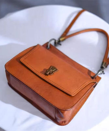 Bag Faux Brown Retro Solid Micro Leather New Durable