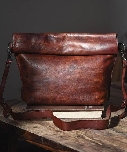 Bag Cross-body Leather Large New Retro Capacity