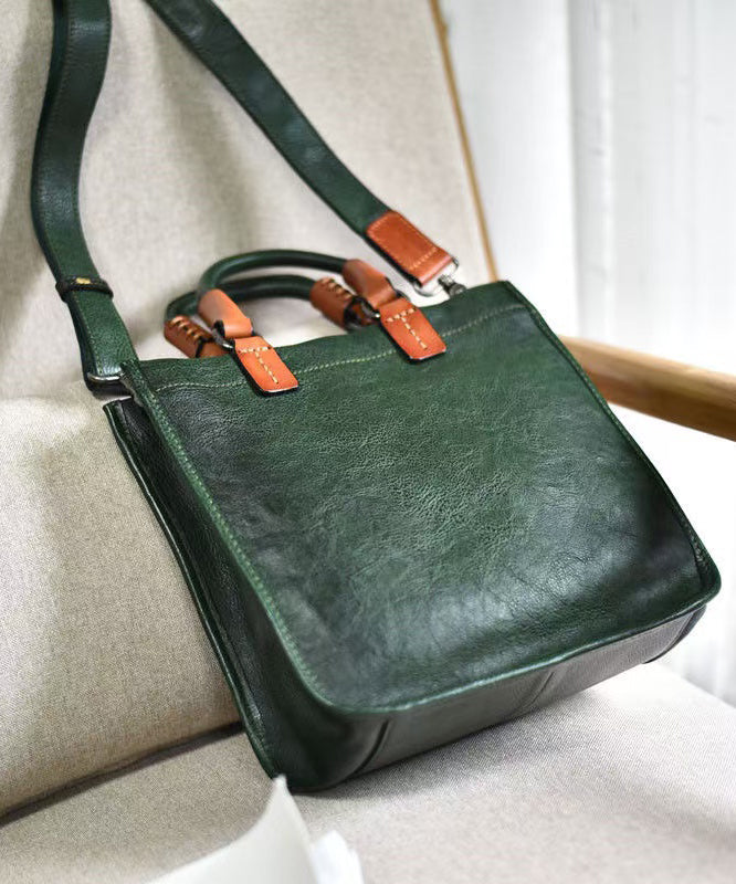 Capacity Message Bag Leather Large New Retro