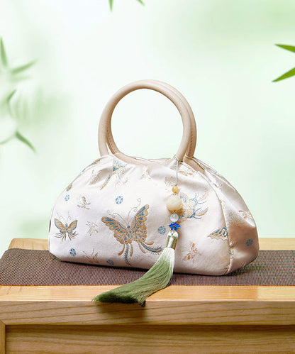 New Tote Bag Versatile Tassel Retro Jacquard