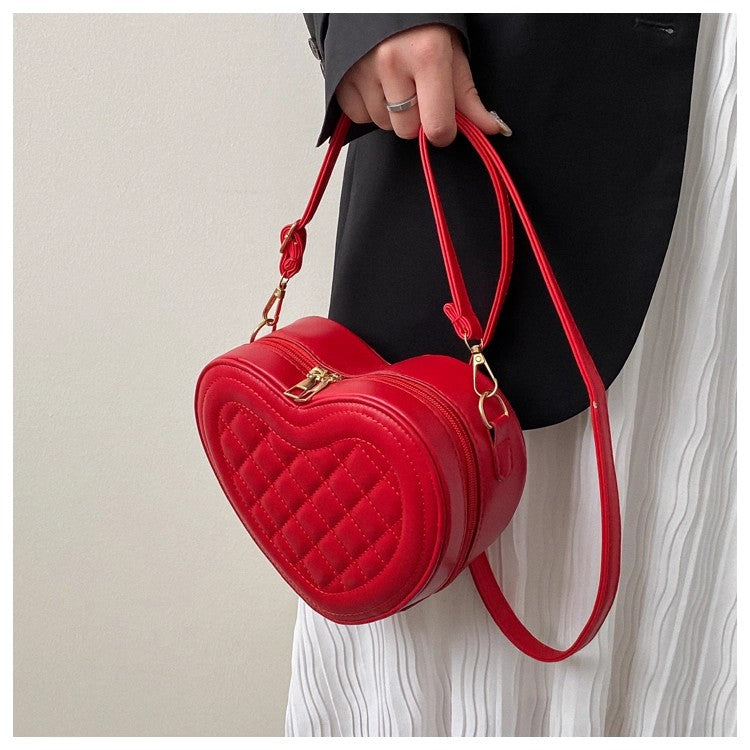 Casual Red Handbag Shoulder Bag