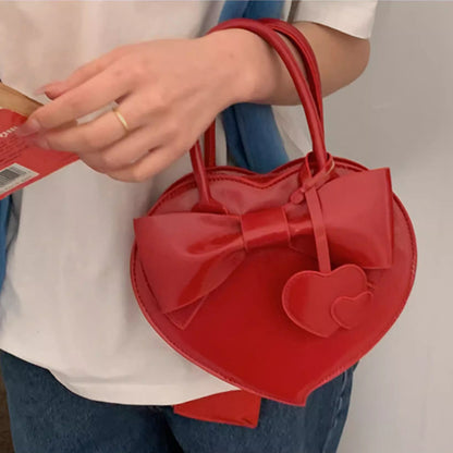 Casual Red Handbag Shoulder Bag