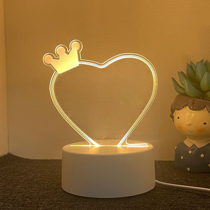 USB Led Love Night Message Board Lamp With PEN W396