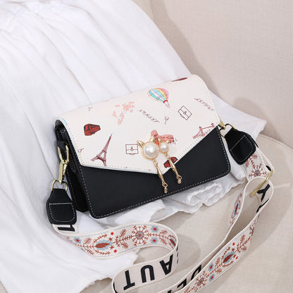 Kawaii Pearl Cat Cross Body Bag SP13668