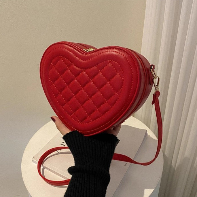 Casual Red Handbag Shoulder Bag