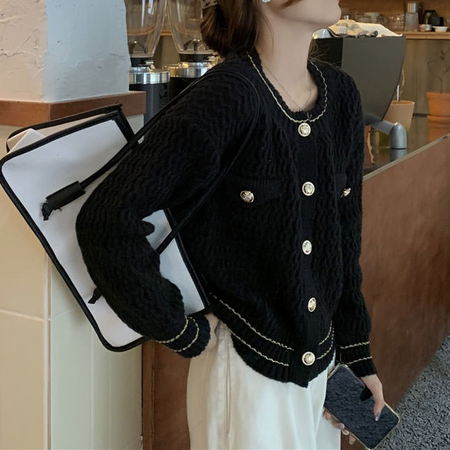 Cardigan en tricot esthétique