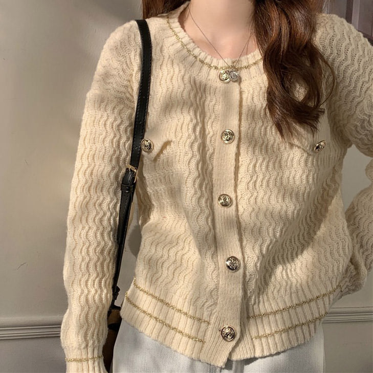 Cardigan en tricot esthétique