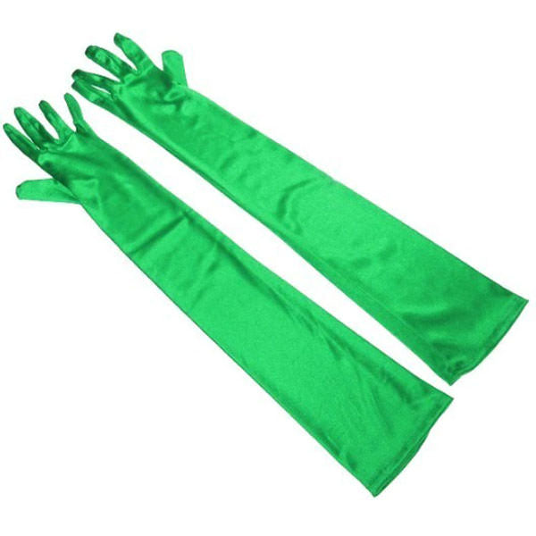 Colorful Satin Gloves