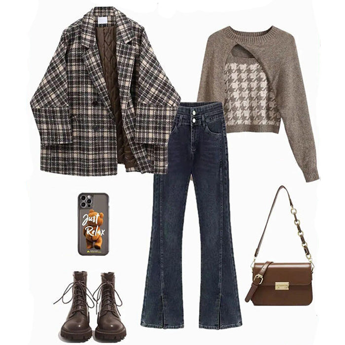 Vintage Plaid Jacket