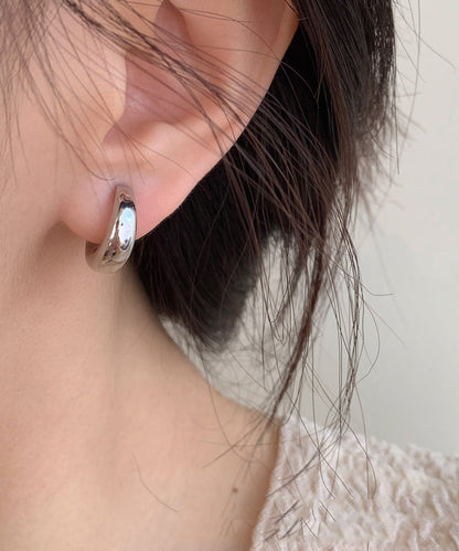 Copper Original Hoop Earrings Silk Overgild Design