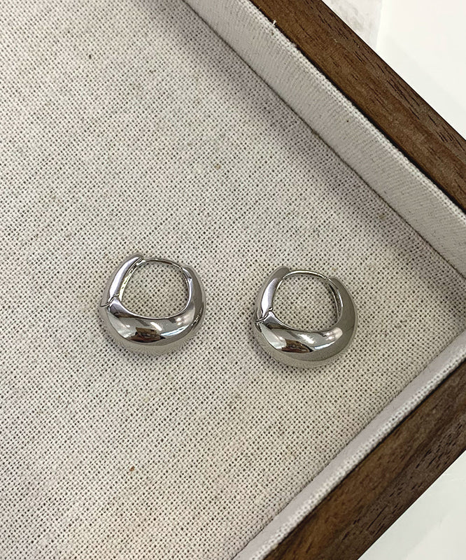 Copper Original Hoop Earrings Silk Overgild Design