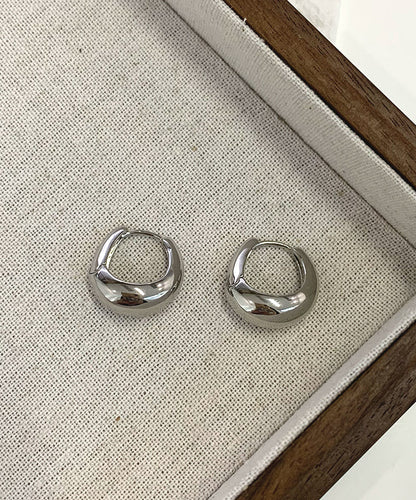 Copper Original Hoop Earrings Silk Overgild Design