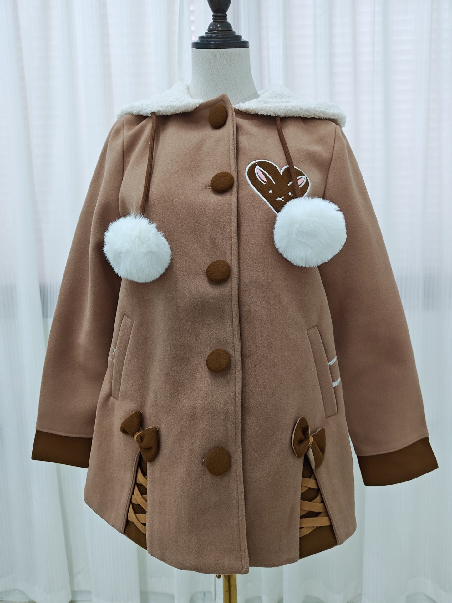 Manteau en laine pour étudiant SpreePicky Sweet Bunny SP1711279