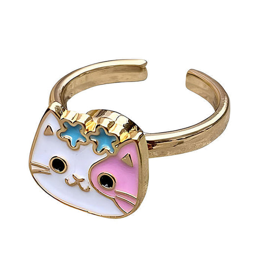 Bague d'anxiété pour chat Kawaii