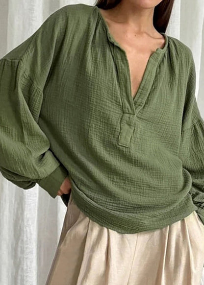 White Neck Shirts T Fall Plus V Size Cotton Patchwork