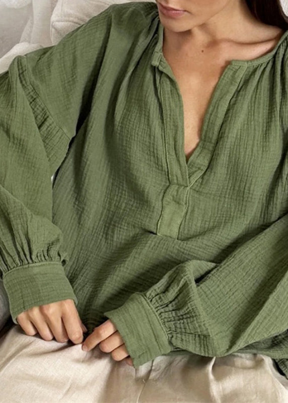 White Neck Shirts T Fall Plus V Size Cotton Patchwork