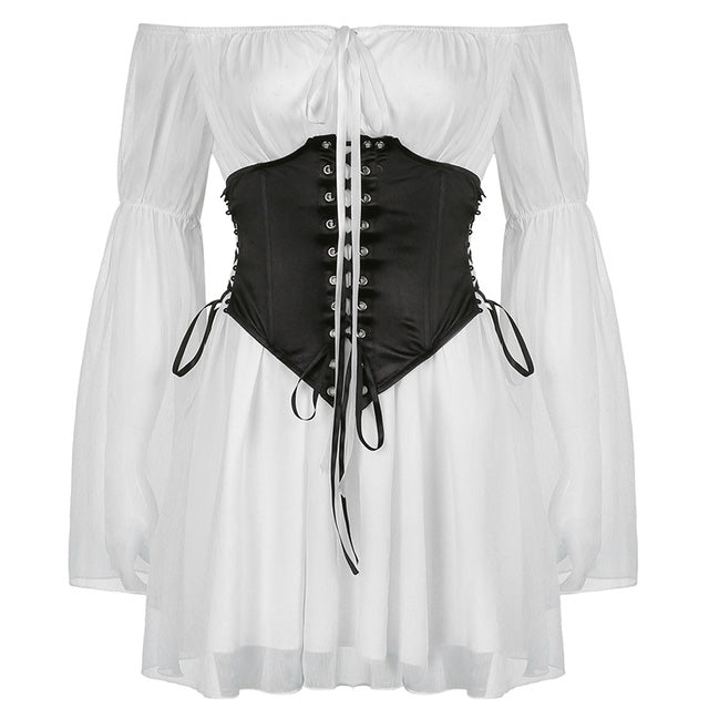 Ensemble robe de princesse et corset