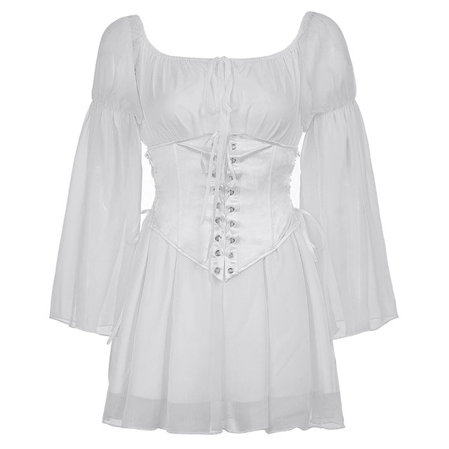 Ensemble robe de princesse et corset