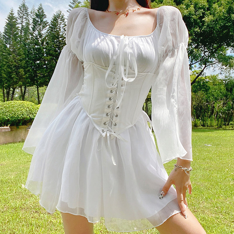 Ensemble robe de fée et corset