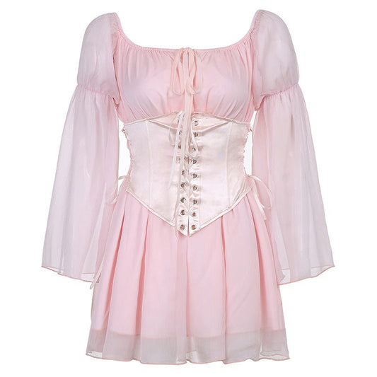 Ensemble robe de princesse et corset