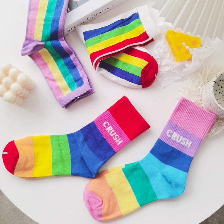 Rainbow Crush Socken