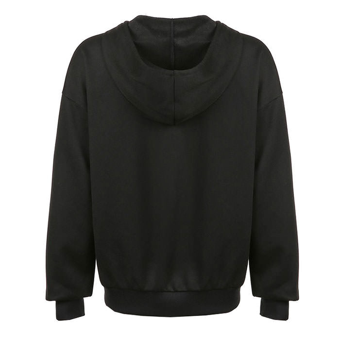 Rhinestone Skeleton Hoodie boogzel apparel 