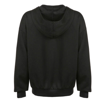 Rhinestone Skeleton Hoodie boogzel apparel 