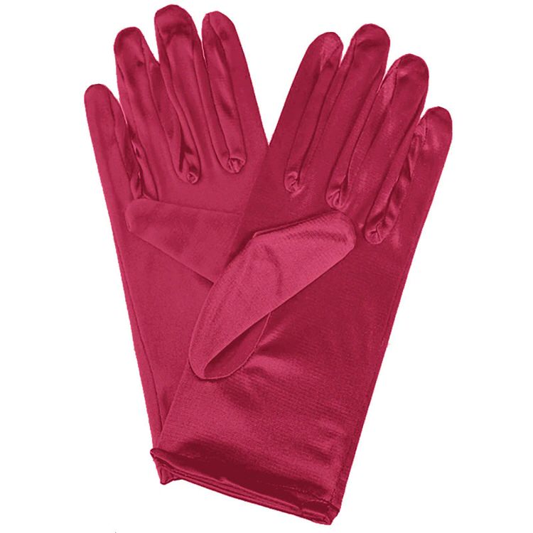 Gants en satin doux et élégants