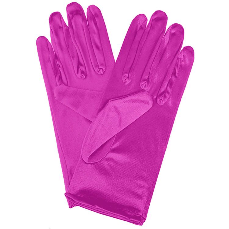 Gants en satin doux et élégants