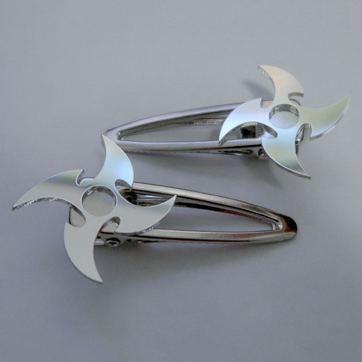 Shuriken Hair Clips