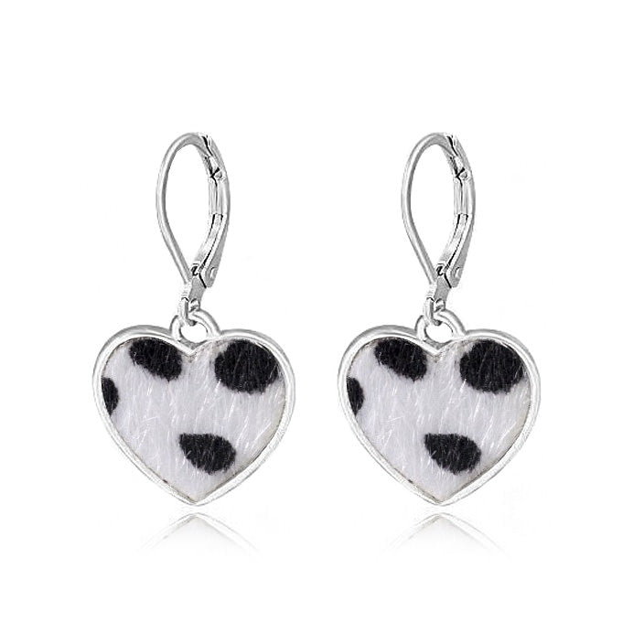 Boucles d'oreilles coeur Black Point