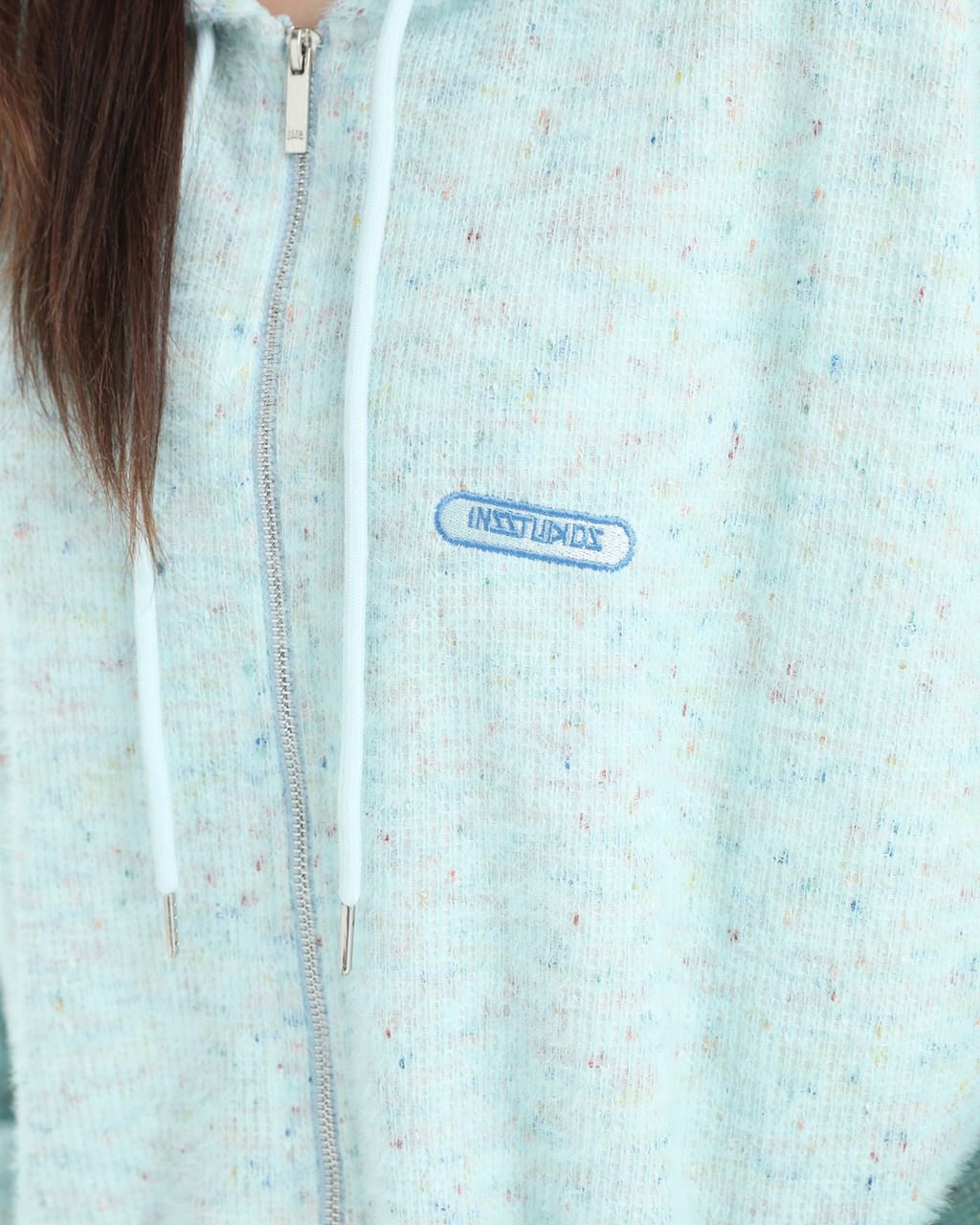 Stay warm in our blue Casual Friday Knit Zip Hoodie. With its relaxed fit, zip-up front, and soft fabric, this hoodie is your go-to for casual, comfy vibes  boogzel clothing