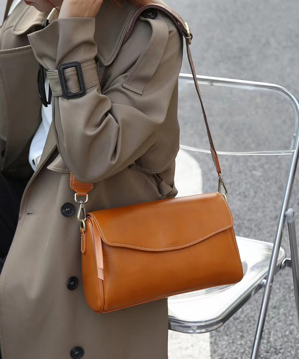 Zipper Durable Leather Bag Solid Stylish Shoulder Black