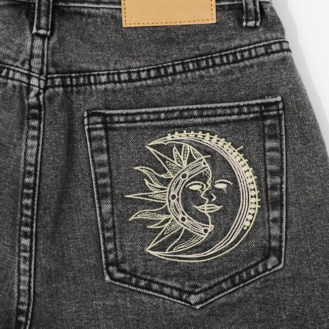 Short en jean Sun Moon