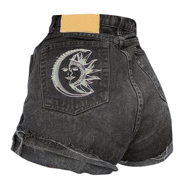 Short en jean Sun Moon