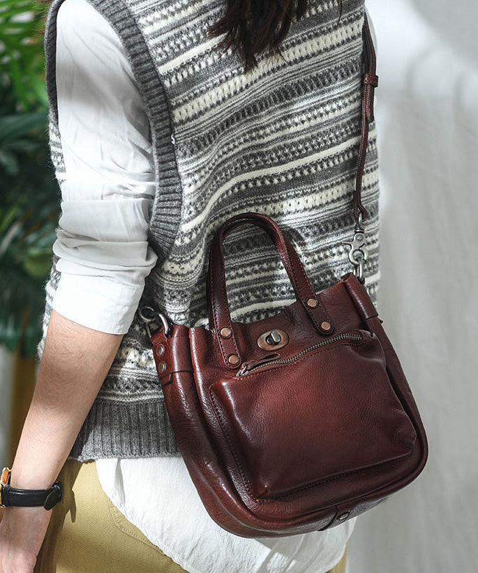 Leather Durable Bag Orange Micro Solid CrossBody Unique