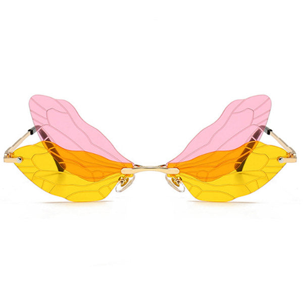 Lunettes de soleil texturées Wings 