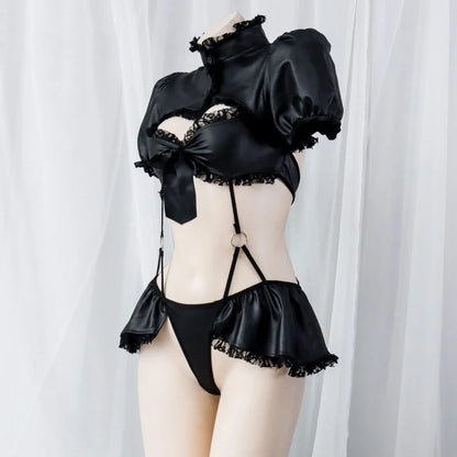 Ensemble Chaton Sorcière Noir ON1474