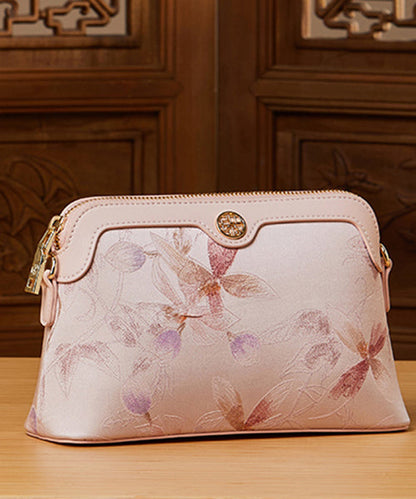 Bag Women Silk Green CrossBody Print Vintage