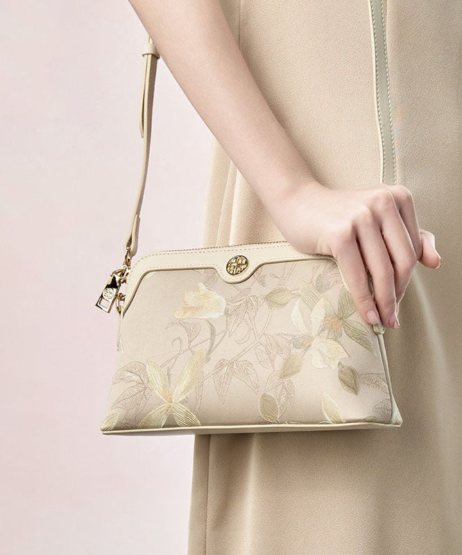 Bag Women Silk Green CrossBody Print Vintage