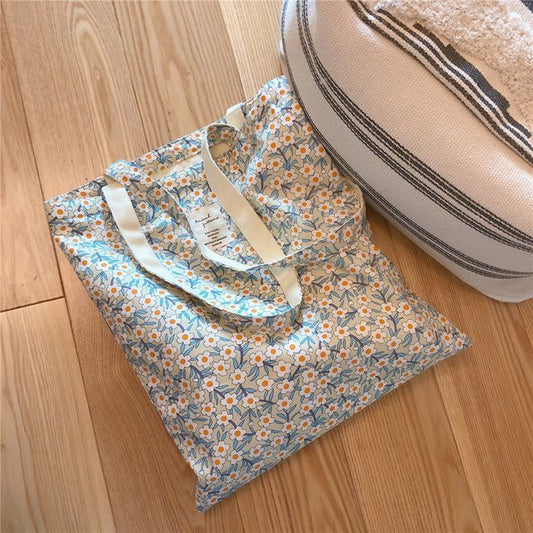 Sac fourre-tout à imprimé floral