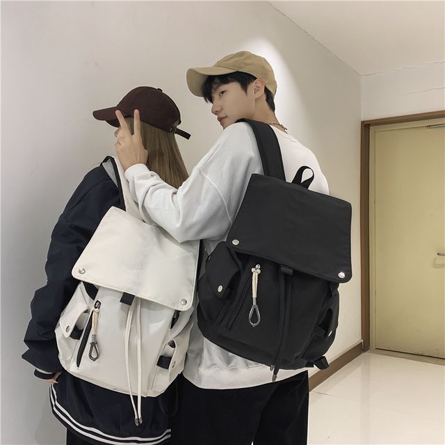 Drawstring Nylon Backpack