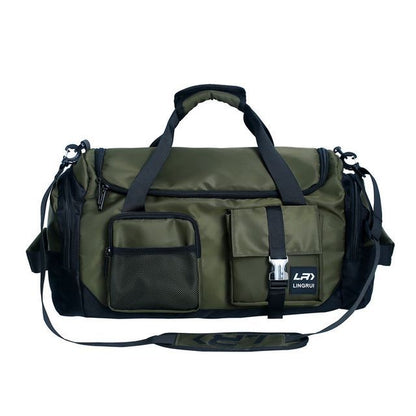 Two-Tone Nylon Carryall Bag