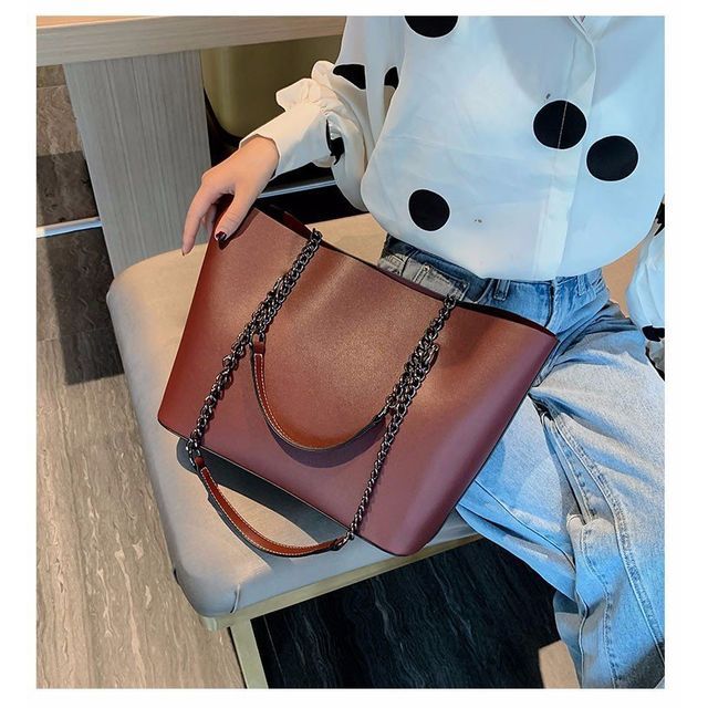 Chain Strap Tote Bag