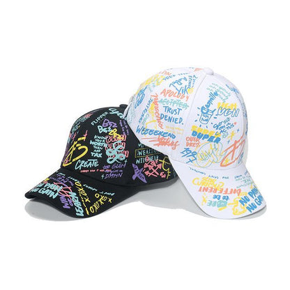 Graphic Print Baseball Cap (Various Designs)