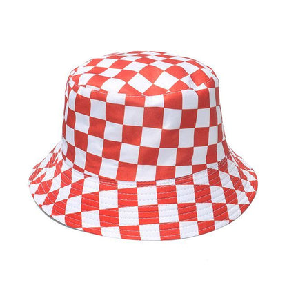 Checker Bucket Hat